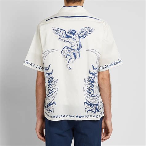 Givenchy Icarus Hawaiian Shirt Ecru 